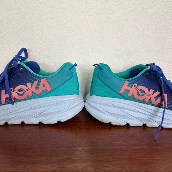 Hoka Rincon 3 Blue Aqua Green size 9 B Everyday Run - Picture 7 of 8